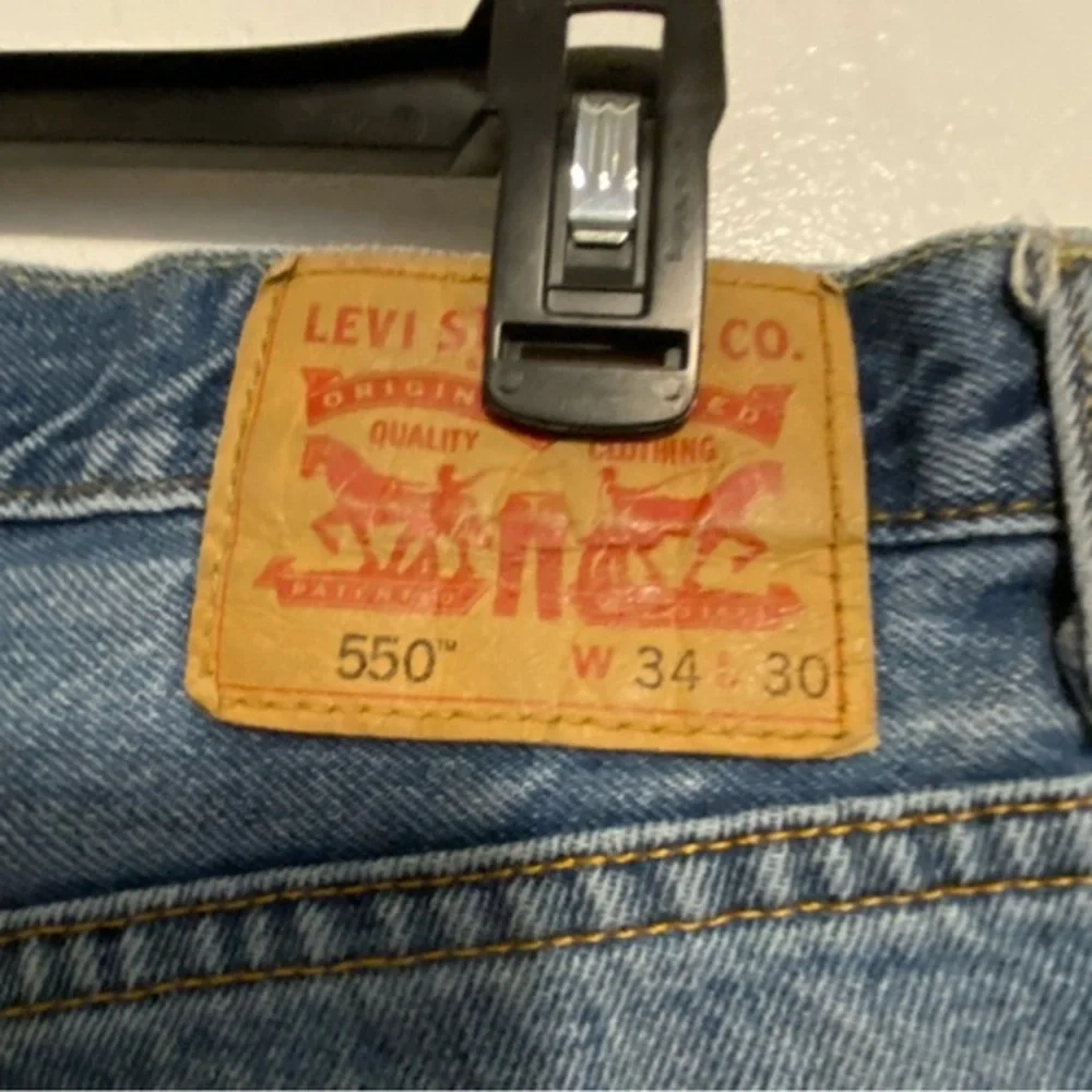Levi’s 550 Jeans Mens Size 34X30 Light‎ Wash Wear  Denim Workwear